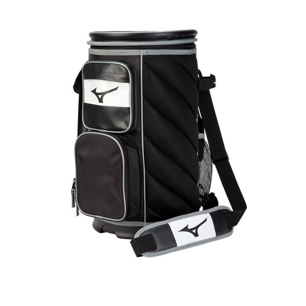 Damske Batoh Mizuno Coach’s Bucket X Baseball Čierne Vypredaj RGIC82740